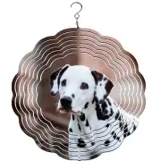 Dalmation Wind Spinner, yard decoration, dog wind spinner