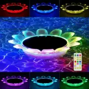 Sunflower Solar Color Changing Light Waterproof LED Pool Pond Floating Light