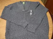 Cabela’s Henley Style Sweater Cotton Men’s Size LT NEW LARGE TALL