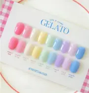 Yogurt Nail Gelato 9 Colors Gel Nail Polish Set K-Beauty