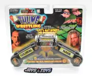 Kevin Nash & Goldberg Electronic Thumb Wrestling Game 1999 Toy Biz Sealed
