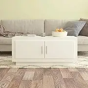Generic Coffee Table White 102x50x45 cm Engineered Wood