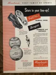1954 Springfield Baseball Print Ad