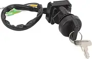 Ignition Key Switch, Quick Response Ignition Switch for ATV Models KLF220 Bayou 220, Made of Material for 1988-1995 ATV Models KLF220 A1///////Bayou 220