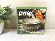 Vintage Pyrex Spring Blossom 1 1/2 Quart Covered Casserole-New in Sealed Box!