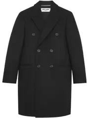 [Saint Laurent Paris] Saint Laurent Paris-Cappotto Doppiopetto In Lana-Uomo 48
