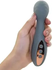 Luxury Rechargeable Vibrator Personal Massager-Discreet and Compact- Water Resistent- Multi Vibrational (Blue)
