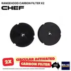 2-pack Activated Carbon Filters for CHEF Rangehood PN:TF62028 -Remove Odor-OEM