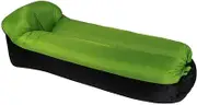 ZLYTQZHGBHD Outdoor Portable Inflatable Lazy Sofa，Sleepbag Tatami (Color : Green)