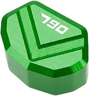 Motorbike Button Cover for 790 for Duke 2017-2023 Motorcycle Switch Button Turn Signal Switch Keycap(Green,with Logo)