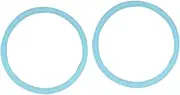 2 Pieces Silicone Patella Band Ring Flexible Brace for Men Women Accessory Lightweight Round, Fluorescent Blue