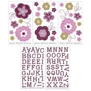 Pretty in Purple Removable Wall Decals by NoJo
