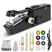 Mini DIY Portable Sewing Machine Tailor Stitch Hand-held Home Travel Cordless