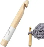 Ergonomic Crochet Hooks,Wood Handle Crochet Hook - Solid Color Crochet Handles with Smooth Hook Best Loved 15M/20/