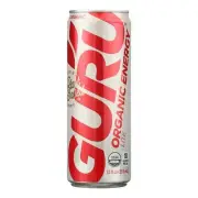 GURU Organic Lite Energy Drink - 12 Fl. oz (Pack of 24)
