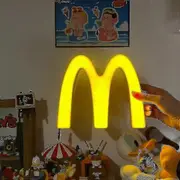Mcdonald's Lamp Rechargeable Cordless Night Light Bedside Sign Cute Decoration Birthday Gifts