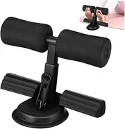 Generic Abdominal Fitness Aid Chin Equipment at Home Pullup Bar Doorway Door Pull up Bar Sit up Machine Sit up Bar Abdominal Exercise Equipment Natural Rubber Black