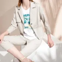 在飛比找momo購物網優惠-【JIN HWA 今譁】OL時尚休閒涼感紗軍風短版外套S62
