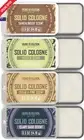 Solid Cologne for Men 4x14g – Cedarwood, Sage, Vetiver, Sandalwood Gift Set