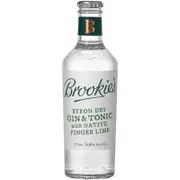 Brookie's Dry Gin & Tonic 275mL