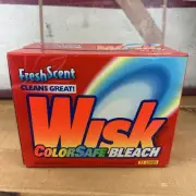 Wisk Laundry Color Safe Bleach Powder 33 Loads Discontinued Fresh Scent