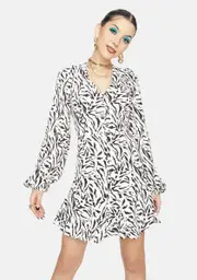 [AFRM] Zebra Monna Mini Dress