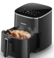 FABULETTA Air Fryer 11-in-1 6QT Airfryer 450F Max Crisp Nonstick Basket Diswa.