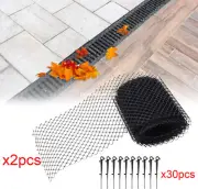 6M Plastic Gutters Protection Debris Leaf Block Guard Filter Mesh Net