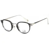 在飛比找momo購物網優惠-【Dunhill 登喜路】時尚光學眼鏡(黑灰色)