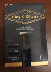 King C Gillette Beard Trimmer Style Master In Box NEW IN BOX