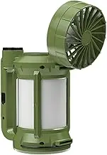 Solar Camping Lantern | Tent Lantern with Fan | 4 Lighting Modes, Rechargeable Portable Flashlight for Indoor Outdoor Backpacking Travel Hiking