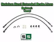 Stainless Steel Exten Length Brake Lines FOR 88 - 98 Chevy GMC C1500 C2500 C3500