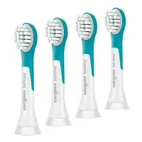 在飛比找Yahoo!奇摩拍賣優惠-飛利浦 Sonicare 兒童牙刷刷頭 4入 迷你型 HX6