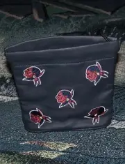 NEW PRG Embroidered Vinyl Valuables Pouch Bag Dancing SEMINOLE GOLF CLUB Blue