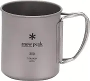 Snow Peak Mug Titanium Single Mug Capacity 300ml