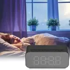 Wireless Sound Machine Alarm Clocks LED Display BT Speakers for Bedroom/Office