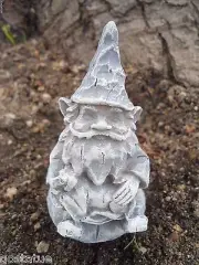Latex gnome dog Mold Plaster / rapid set cement all mould 4"H x 2.75"