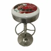 COCA COLA COKE (NEW) BAR STOOL ERGONOMIC ADJUSTABLE COMFORTABLE GREAT FOR CAVE