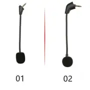 Replacement Microphone For HyperX Cloud II Alpha Gaming Headset 3.5mm Detachable