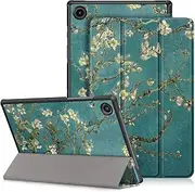 DINGGUAGUA Case for Samsung Galaxy Tab A8 SM-X200/X205,Ultra Thin Cover for Samsung A8 Tablet Case 10.5 Inch,Blossom