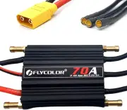 70A Waterproof Brushless ESC Electronic Speed Controller with 5.5V/5A BEC and XT