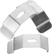 JECOMPRIS 3Pcs Louver Curtain Installation Brackets Lightweight Fixation Supports for Vertical Blinds for Home and Office Use Minimalist Design for Living Room Bedroom Dining