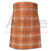 Scottish Handmade Traditional Tennessee Volunteer Orange Tartan Kilt - Tennessee