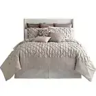 Royal Velvet Gramercy Park Full Size Comforter Shams Set Color Gray Mist New