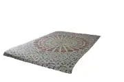 AamiraA White Psychedelic Mandala Tapestry Bohemian Wall Hanging Throw Dorm