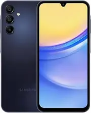 Samsung Galaxy A15 (SM-155M/DSN), 128GB 6GB RAM, Dual SIM, Factory Unlocked GSM, International Version (Ring Grip Case Bundle) (Blue Black)