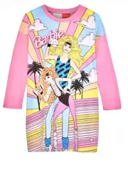 Peter Alexander Girls Barbie Nightie Size 6 Long Sleeve Jnr Girls New With Tags