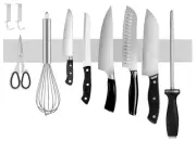 PENXUA 16 Inch Stainless Steel Magnetic Knife Strip, Multi-Purpose Knife Hold...
