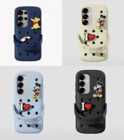 Samsung x CROCS Galaxy S25+ NAVY Blue Bone Black Case Cover Iconic Band Strap