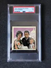 1964 John Kennedy JFK Family Portrait Art Card #78 Chocolates Simon